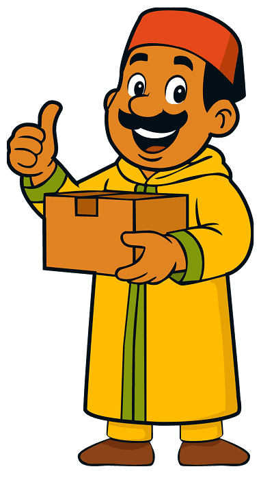 A person with parcel